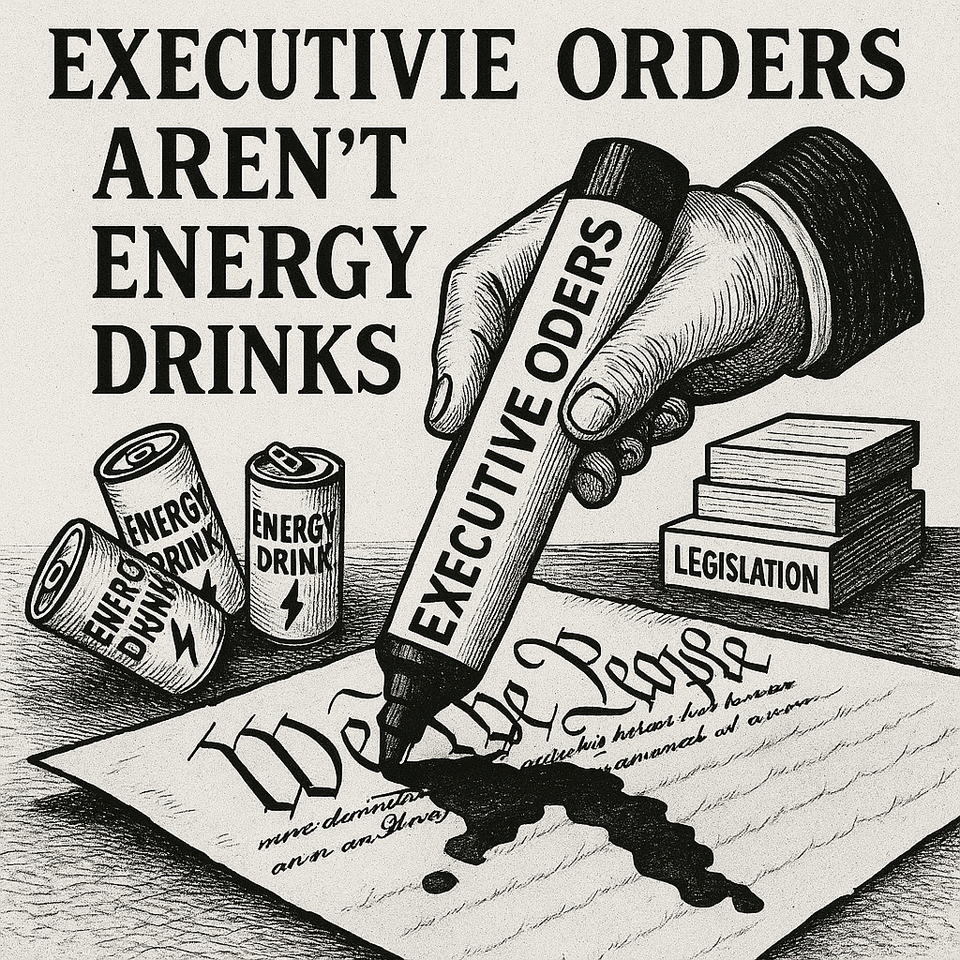 Dear Mr. President: Executive Orders Aren’t Energy Drinks